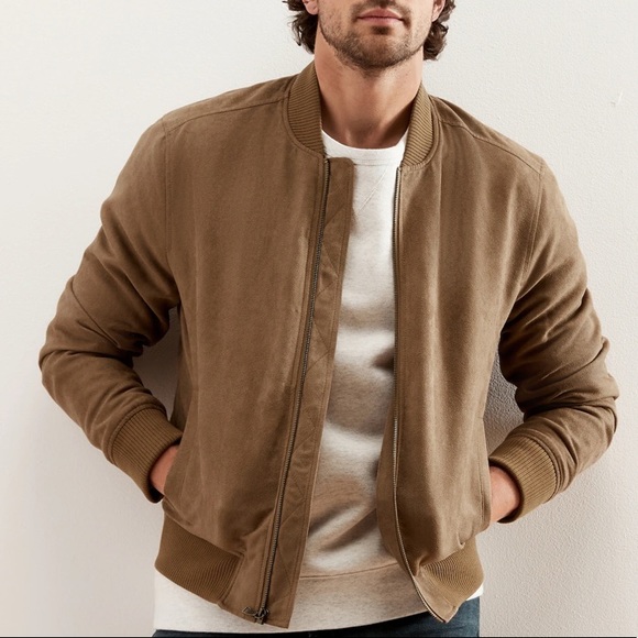 Vegan Suede Bomber 